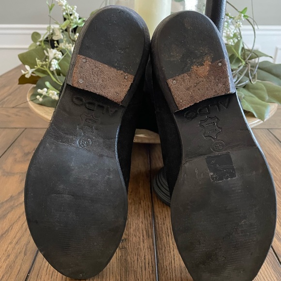 Aldo black suede cowboy boots - Picture 7 of 9